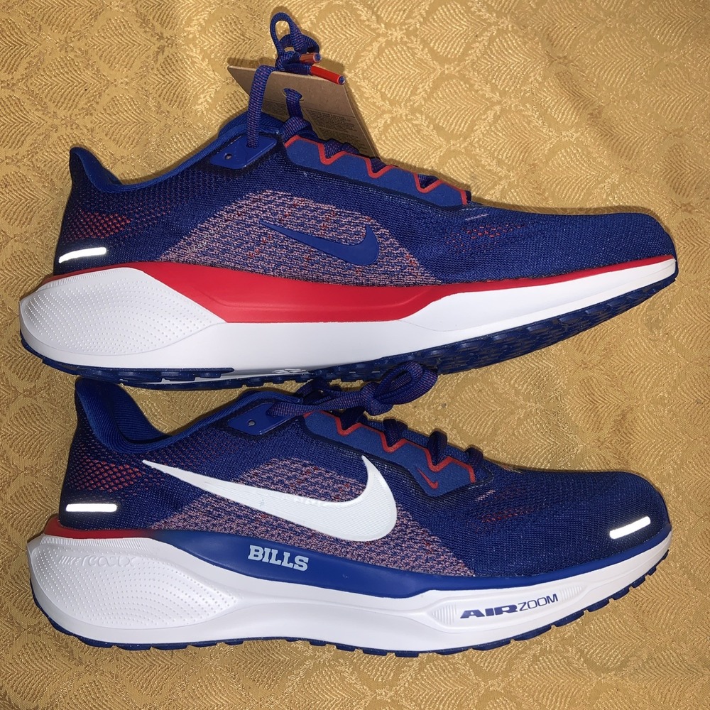 NEW NIKE Air Zoom Pegasus 41 BUFFALO BILLS Athletic‎ Running Shoes Men's Size 9